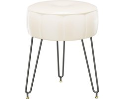 MKSS® Make up Stoel - Kaptafel Kruk - Visagie - Wit