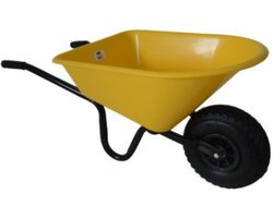 MM Eurotool Kinderkruiwagen - Metaal & Kunststof - Geel - Voor 2-6 Jaar