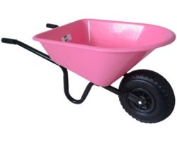 MM Eurotool Kinderkruiwagen - Metaal & Kunststof - Roze - Voor 2-6 jaar