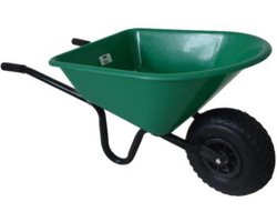 MM Eurotool Kinderkruiwagen Metaal met Kunststof Bak - Groen