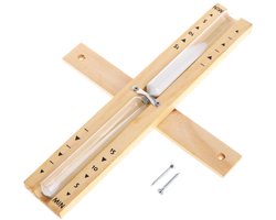 Mmgoqqt - 1 St - Sauna - Relaxatie - Duurzaamheid - Zandloper - Wit - Standaardmodel - 15-Minuten-Gebruik-Voor-Sauna-Relaxatie