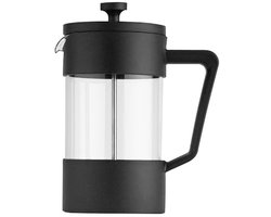Mmgoqqt French Press - Koud-Warm Geschikt - Glazen Koffiepot Zwart 350ml Voor Keuken Reis Kantoor