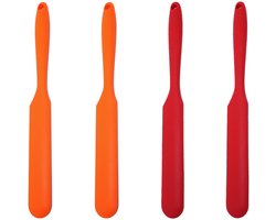 Mmgoqqt Silicone Baking Tools - 4-Stuks Cake Crème Spatels - Non-Stick - Hoge Temperaturen Bestendig (-50°C-250°C) - Keuken Accessoires