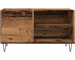 MMP® Platenspeler Kast - Platenspeler Meubel - Ip Kast - 85x38x48cm - Hout