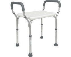 Mobiclinic Acueducto - Douchekruk - Verstelbaar - In hoogte verstelbaar - Met zachte armsteunen - Max. 100 Kg - Met anti-slip doppen
