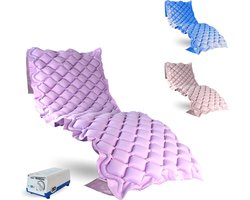 Mobiclinic Mobi 1 - Anti Decubitus Matras - Brandwerend Medisch PVC - Met pomp - 200 x 90 cm - 130 cellen - Lila