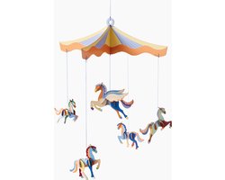 Mobiel - circus of the sun - paarden - studio Roof - vrolijk en kleurrijk