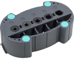 Mobiele Boorhulp - Boorstandaard - Recht Boren - Geen Uitloop Glad - 20x14x3.5cm - Zwart
