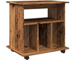 Mobiele Kasten voor Kantoor - Houten Rolkast 60x45x60 cm