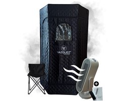 Mobiele Sauna Cabine met Hittelamp - Heater - Sauna Cabine - Stoeltje ingebrepen - Afstandsbediening