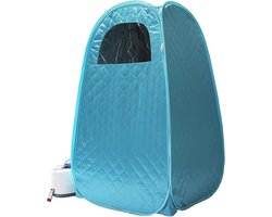 Mobiele sauna - Draagbare Sauna - 100x80x170cm - Blauw - Sauna Tent - Sauna - Sauna Tent