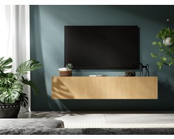 Mobistoxx Tv-meubel Kingston, TV kast EIK, tv meubel 140cm met gasveren