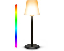 Mobstore Tafellamp Oplaadbaar - Oplaadbaar nachtlampje - Draadloos en dimbaar - 12+ kleuren - Moderne touch lamp - Industrieel - Nachtlamp Slaapkamer & Woonkamer - Tafellamp slaapkamer - Nachtlampje kinderen en volwassenen