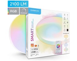 Modee Smart Plafondlamp LED - App Bediening - ø27.2cm - 20W - Plafonnière - RGB en Kleurtemperaturen - Rond - Per Stuk