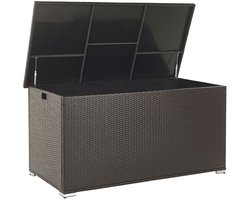 MODENA - Kussenbox - Donkerbruin - 155 cm - PE rotan