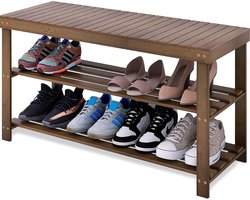 Modern Bamboe Schoenenrek Bank