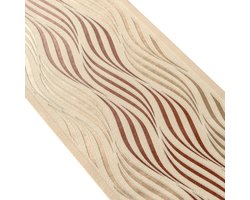MODERN GOLVENDE BEHANGRAND | Zelfklevend - crème beige bruin goud - A.S. Création Only Borders 11