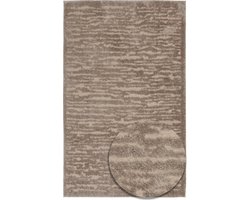 Modern Hoogpolig Vloerkleed – 160 x 220 cm – Beige – Premium Woonkamer Tapijt – Japans Boho Scandi Design – Zacht en Warm, Ideaal voor de Slaapkamer