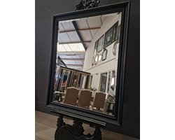 Modern Klassieke Spiegel Cesarino Zwart