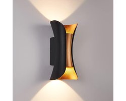 Modern LED Outdoor Waterproof Wall Lamp 10W - 3000K Warm White - IP65 Waterproof - Exterior Wall Light Fixture - for Yards, Doorways, Garden, Pathway