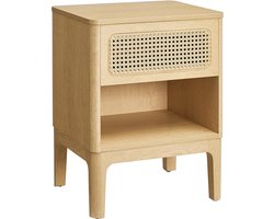 Modern Nachtkastje - Nachtkastje - Slaapkameropbergmeubel - Bruine afwerking - 40 cm x 103,5 cm x 85 cm