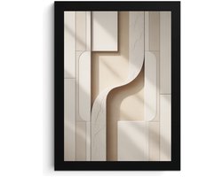 Moderne Abstracte Kunst Fotolijst, A4 Photoframe, High Resolution Print, MDF Frame, Acrylglas, Wall Art, Home Decor, Lijst Werk.