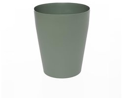 Moderne Afvalemmer voor Kinderkamer, Kantoor en Keuken - Olijfgroen, 12L, 26,5 cm Hoogte