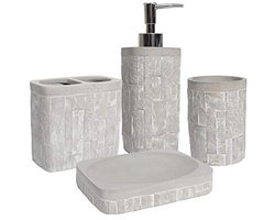 Moderne Badkameraccessoire-set met Elegante Ontwerpen voor Bad, Douche en Ligbad