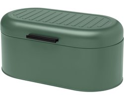Moderne Broodtrommel van Gepoedercoat Staal - Ideaal voor Vers Brood en Bakwaren