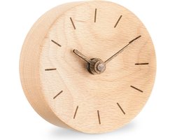 Moderne Bureauklok - Bureauklok - Houtenklok - Luxe Klok - Analoge Klok - Moderne Klok - Kleine Klok -