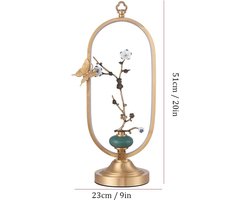 Moderne Chinese Stijl Bureaulamp - Keramische Tafellamp voor Slaapkamer en Woonkamer