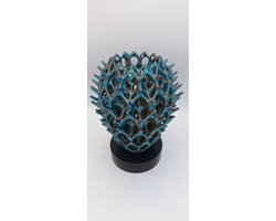 Moderne design hartvaas - opengewerkte decoratieve vaas - woondecoratie - multicollor