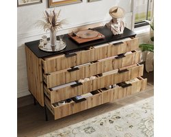 Moderne dressoir 120 x 39,5 x 80 cm - kast - opbergkast - ladekast - geschikt voor woonkamer/eetkamer/entree