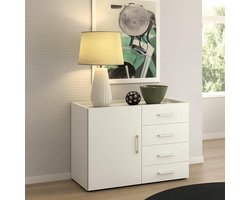 Moderne dressoir - Opbergkast lades - Ruimte organiseren - 100% Made in Italy - 90 x 41 x 87 cm