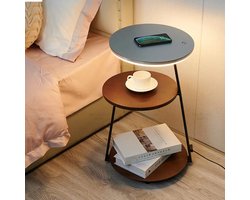 Moderne Eenvoudige Creatieve Vloerlamp Met Wirless Charging Nordic Woonkamer Koffietafel Sofa Slaapkamer Bed Floor Light Lampara De Pie Con Mesa