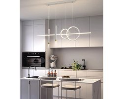 Moderne Eenvoudige Led Eettafel Hanglamp Eetkamer Hanglamp In hoogte verstelbare kroonluchter voor woonkamer