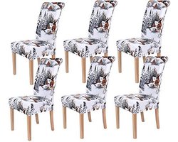 Moderne Eetkamerstoelhoezen - Bi-elastische en Wasbare Beschermers voor Stoelen