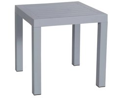 Moderne grijze bijzettafel van kunststof