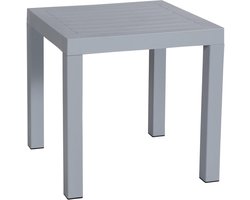 Moderne grijze bijzettafel van kunststof