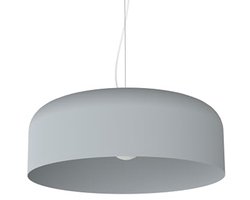 Moderne hanglamp cilindervorm 40cm-50cm - Grijze kroonluchter voor woonkamer en keuken