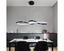 Moderne Hanglamp - Kroonluchter - Modern - Zwart - Kout Wit