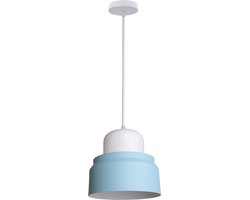 Moderne Hanglamp Woonkamer E27 Kroonluchter voor Slaapkamer Keuken Café Blauw