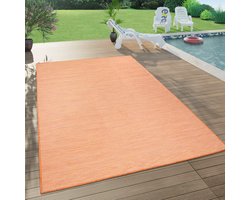 Moderne In- en Outdoor Vloerkleed voor Balkon, Terras en Keuken - 60x100 cm in Terracotta