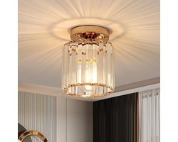 Moderne Industriële Kristallen Plafonnier - Plafondlamp E27 voor Binnenhuis - Plafondverlichting voor Gang, Entree, Slaapkamer, Eetkamer, Woonkamer