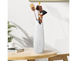 Moderne Keramische Vaas 30 cm Hoog voor Bloemen en Woondecoratie