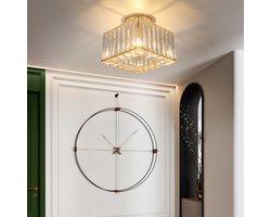 Moderne Kristallen Plafondlamp - LED Kristal Kroonluchter - Gangpad Lamp - Goud - LED Lamp - Moderne lamp