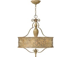 Moderne Kroonluchter - Steady Lighting - Kunststof - Modern - E14 - L: 87cm - Voor Binnen - Woonkamer - Eetkamer - Blauw