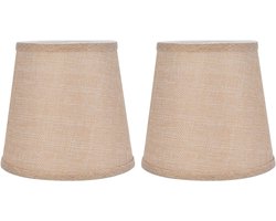 Moderne lampenkap 2 stuks Europese stijl E14 voor tafellampen - staande lampen - kroonluchter linnen