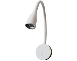 Moderne LED Bedlamp met Flexibele Arm - 4.5W Lezen en Werken