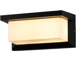 Moderne LED-buitenwandlampen voor thuis, 18W verandaverlichting, 3000K warm licht, instelbaar, waterdicht IP65, buitenverlichting voor garage en voordeur